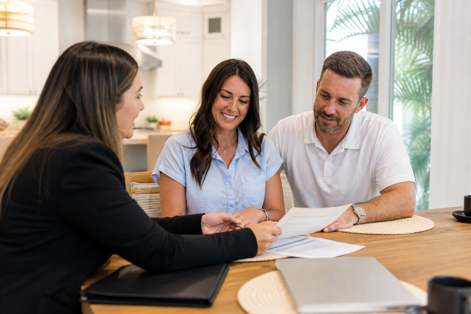 Elevo advisors meeting with a family